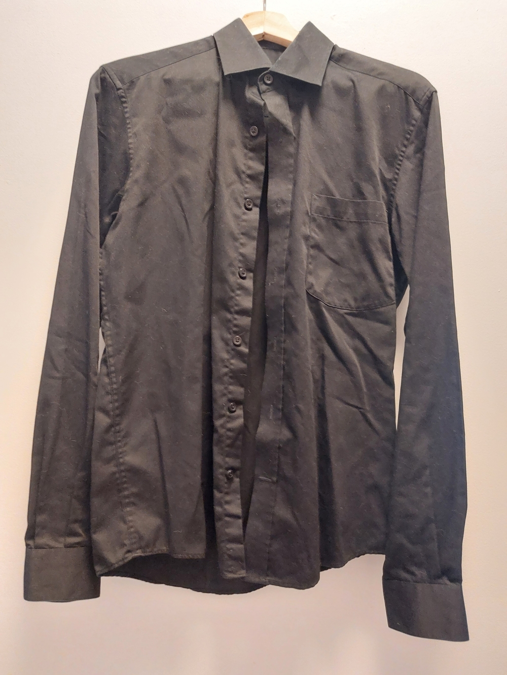 Men's Black Dress Shirt